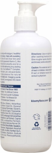 Kiss My Face Goat Milk Eucalyptus + Lemongrass Hand & Body Lotion Perspective: back