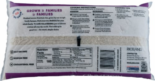 Riceland American Jasmine Rice Perspective: back