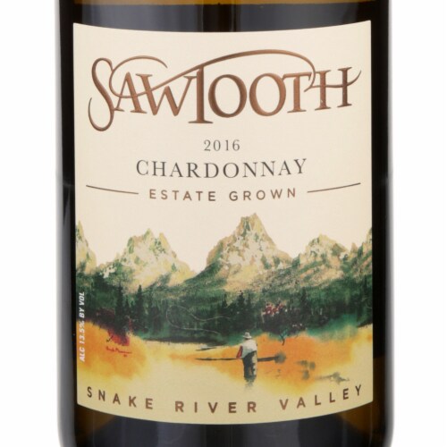 Sawtooth Chardonnay Idaho White Wine Perspective: back