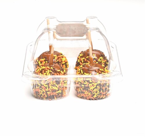 Tastee Apple Fall Caramel Apple Pops Perspective: back