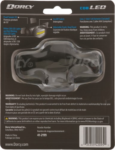 Dorcy 17-Lumen LED Headlight Perspective: back