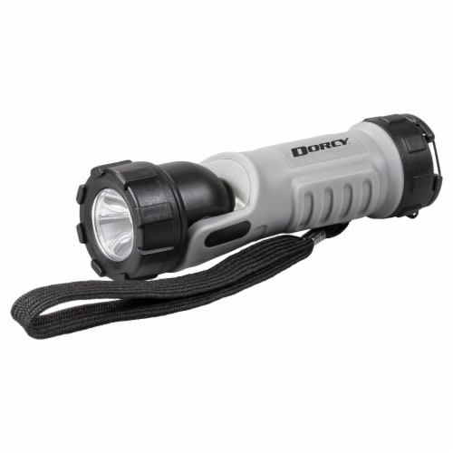 Dorcy Pro Series Swivel Head Flashlight - Gray Perspective: back