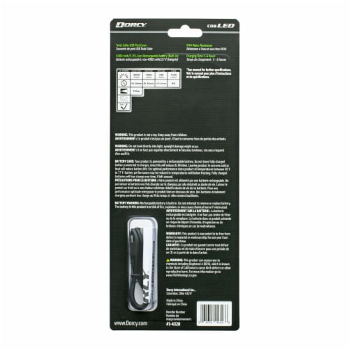 Dorcy® 2000 Lumens USB Rechargeable Flashlight with Powerbank Perspective: back