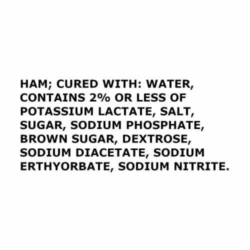 Kentucky Legend Lower Sodium Hickory Smoked Ham Steaks Perspective: back