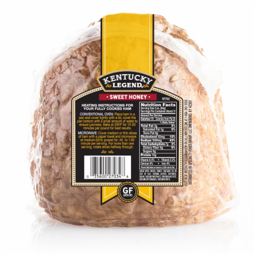 Kentucky Legend® Quarter Sliced Boneless Sweet Honey Smoked Ham Perspective: back