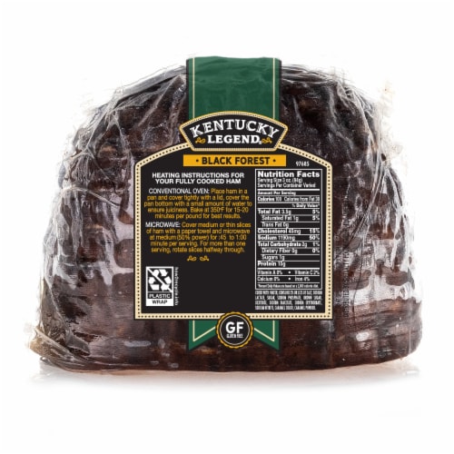 Kentucky Legend® Quarter Sliced Boneless Black Forest Smoked Ham Perspective: back