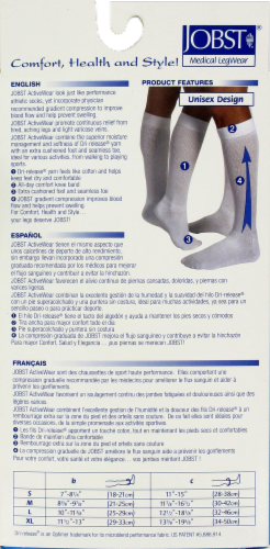 Jobst Extra Large White Medical Longwear Perspective: back