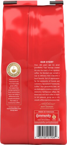 Community Coffee® Golden Caramel Ground Coffee Perspective: back