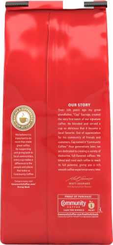 Community Coffee® American Classic™ Medium Roast Ground Coffee Perspective: back