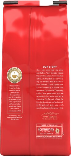 Community Coffee® American Classic™ Medium Roast Ground Coffee Perspective: back