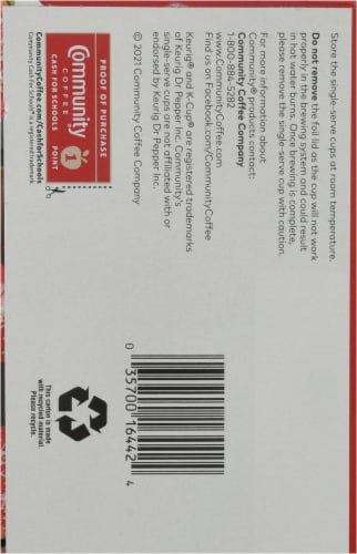 Community Coffee® Strawberries & Chocolate K-Cup Coffee Pods Perspective: back