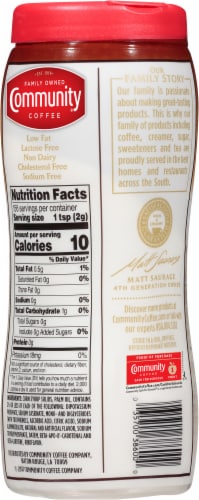 Community® Coffee Low-Fat Lactose-Free Creamer Perspective: back