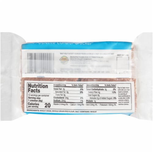 Health Valley GG Scandinavian Fiber Crispbread Perspective: back