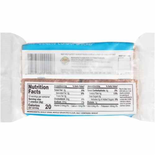 Health Valley GG Scandinavian Fiber Crispbread Perspective: back