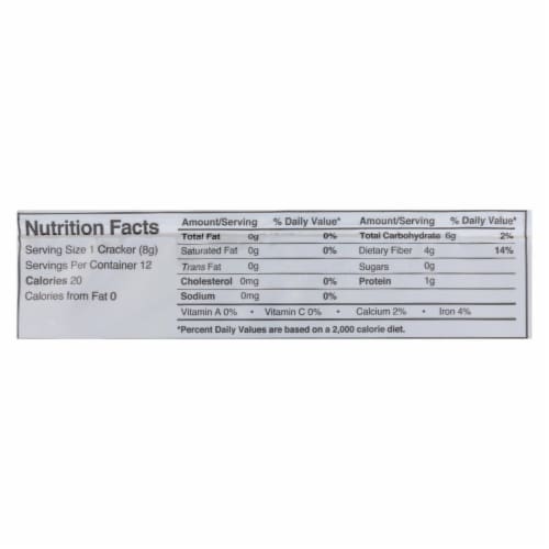  GG Scandinavian Fiber Crispbread, Oat Bran, 3.5 Oz (Pack of 15)