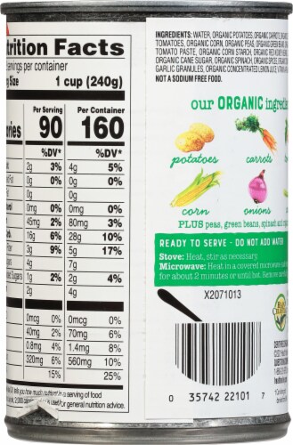 Health Valley® Organic Vegetable Soup Perspective: back