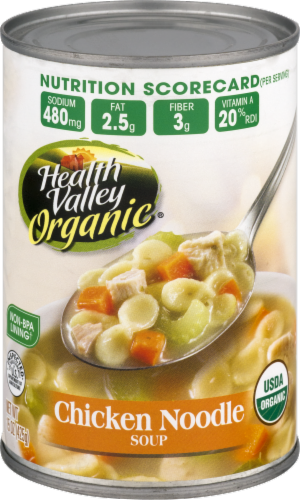 Health Valley Organic Chicken Noodle Soup Perspective: back