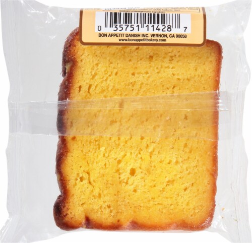 Bon Appetit® Lemon Cake 4 oz Perspective: back