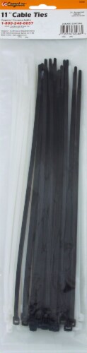 CargoLoc™ Black/Natural Industrial Grade Cable Ties - 50 Pack Perspective: back