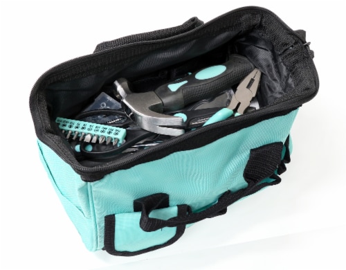Her Hardware Project & Repair Tool Set - Teal Perspective: back