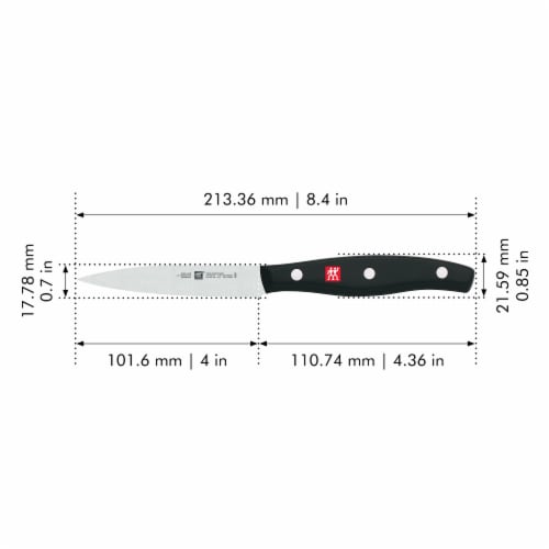 Zwilling Twin Signature Paring Knife Perspective: back