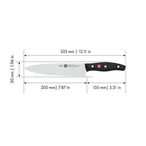 Zwilling TWIN Signature 8-Inch Chef's Knife Perspective: back