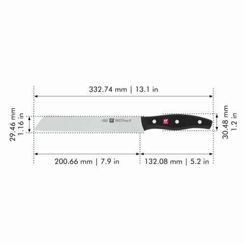 Zwilling TWIN Signature Bread Knife Perspective: back