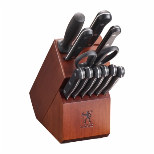 Henckels Solution Fine Edge Knife Block Set Perspective: back