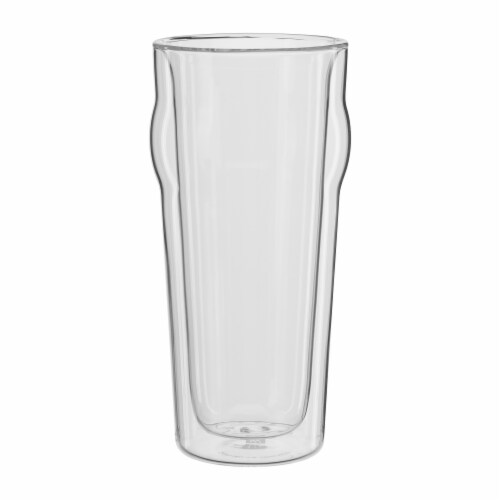 ZWILLING Sorrento 2-pc Double-Wall Pint Beer Glass Set Perspective: back