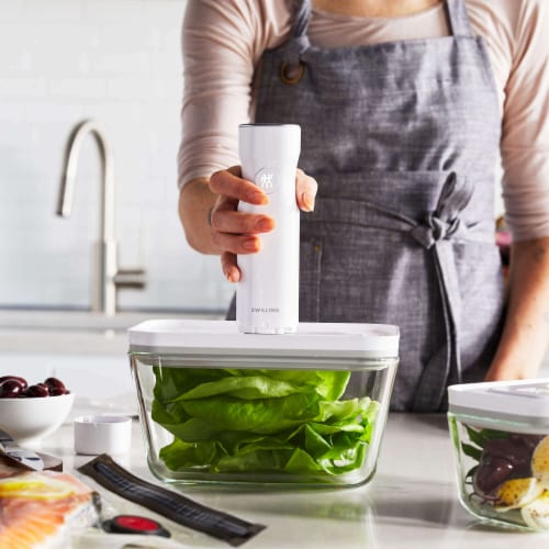 ZWILLING Fresh & Save Handheld Vacuum Sealer Machine for Easy Storage Perspective: back