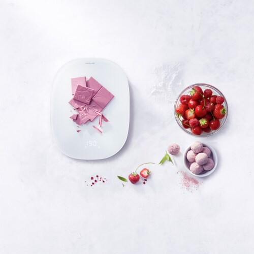 ZWILLING Enfinigy 22lbs Digital Food Scale, Kitchen Scale, Rose Perspective: back