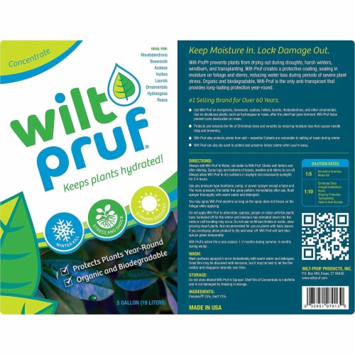Wilt-Pruf Products N70 07014 5 gal Plant Protector Perspective: back