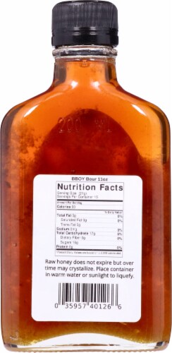 Bee Boy's Special Edition Kentucky Bourbon Honey Perspective: back
