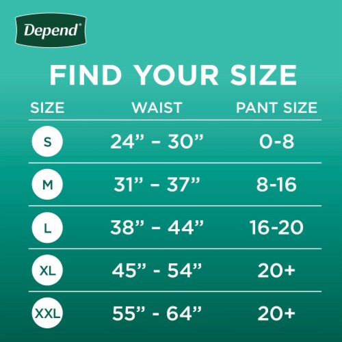 Depend Adult Incontinence Underwear Fresh Protection for Women, Size XL Perspective: back