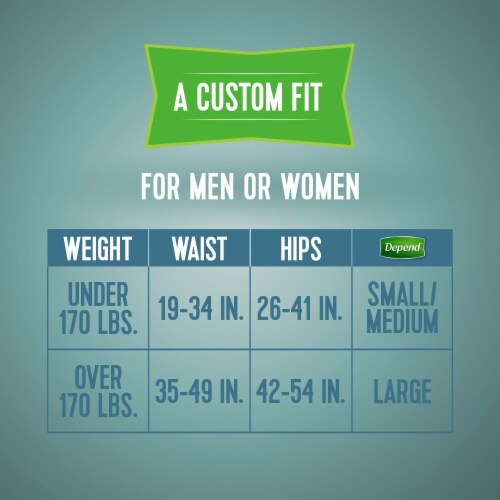Depend Incontinence Brief L Overnight, 35458, Maximum, 16 Ct Perspective: back