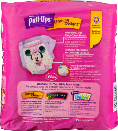 Pull-Ups Learning Designs Girls' Potty Training Pants Perspective: back