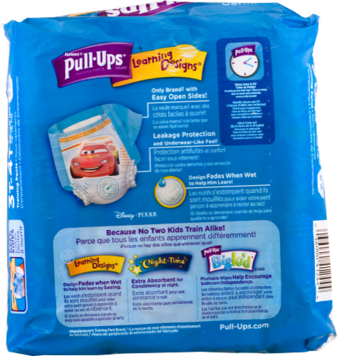 Pull-Ups Learning Designs Boys' Potty Training Pants, 3T-4T (32-40 lbs) Perspective: back