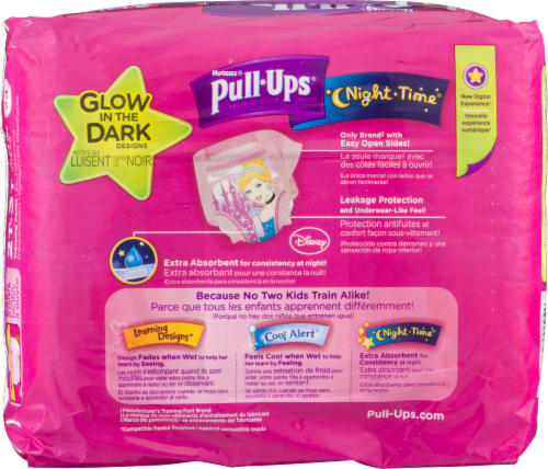 Pull-Ups Night-Time Girls' Potty Training Pants, 2T-3T (16-34 lbs) Perspective: back
