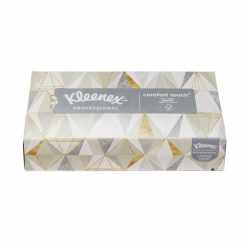 Kleenex Professional 125 count Facial Tissue - Total Qty: 12 Perspective: back