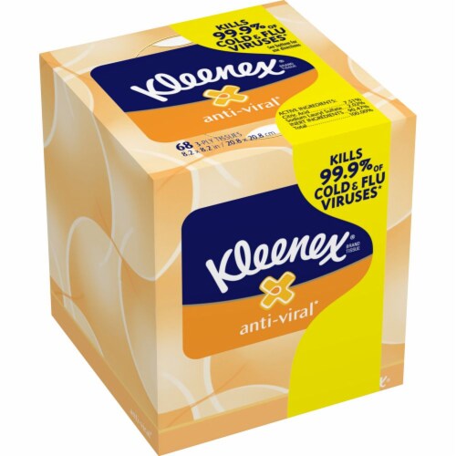 Kleenex Anti-Viral Facial Tissues Perspective: back