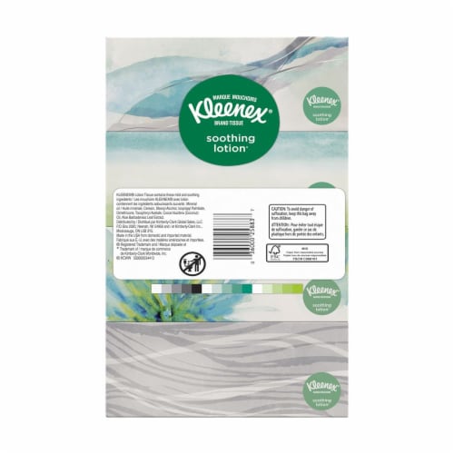 Kleenex Soothing Lotion Facial Tissues Perspective: back