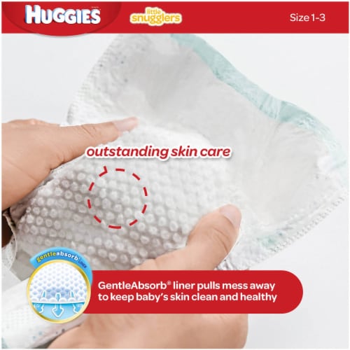 Huggies Little Snugglers Diapers Size 1 (8-14LB) Jumbo 32CT