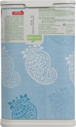 Huggies Natural Care Fragrance Free Designer Bundle Baby Wipes Perspective: back