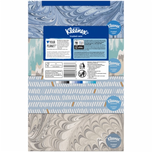 Kleenex Trusted Care Facial Tissues Perspective: back