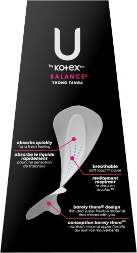 U by Kotex Barely There Regular Thong Liners, 50 ct - Harris Teeter