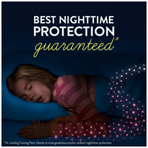 Goodnites Girls' Bedwetting Underwear, L/XL (60-125+ lbs) Perspective: back