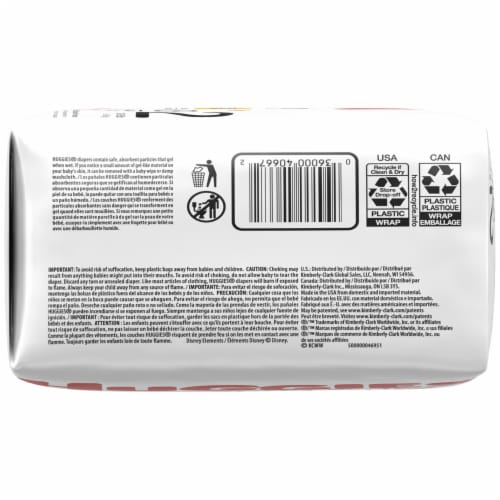 Huggies Snug & Dry Baby Diapers, Size 2 (12-18 lbs) Perspective: back