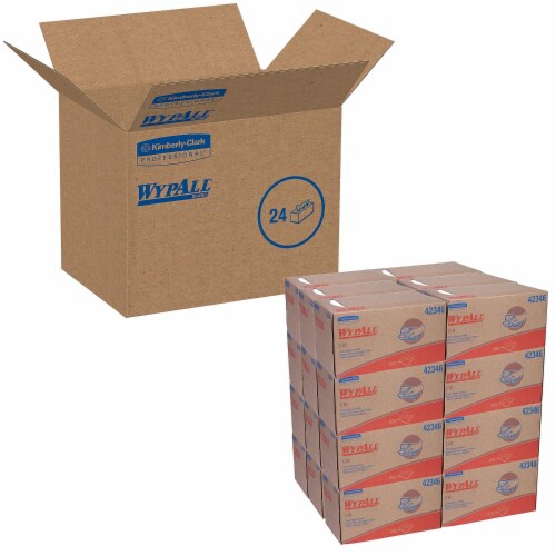 WypAll L10 Single Fold Utility Wipes Perspective: back