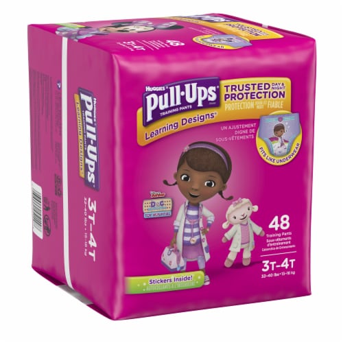 Pull-Ups Learning Designs Girls' Potty Training Pants, 3T-4T (32-40 lbs),  48 ct - Ralphs