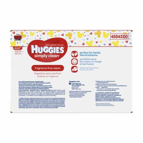 Huggies Simply Clean Unscented Baby Wipes 792 Count 792 ct Pick
